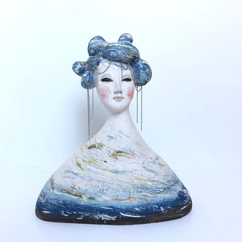 Jenny Chan 'Dreamscape' ceramic H31 x W31 x D15cm