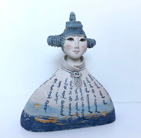 Jenny Chan 'I am Mongolian' ceramic H30 x W31 x D16cm