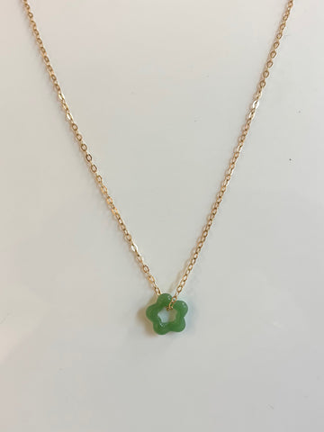 Jewel House Rocks 'Jade star necklace' 41-46cm length