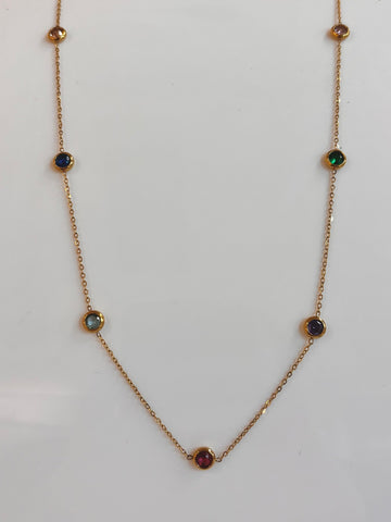 Jewel House Rocks 'Mixed stone necklace' 46-50cm length