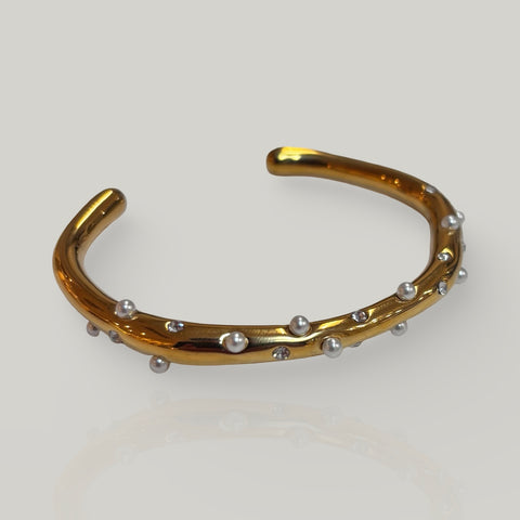 Jewel House Rocks 'Pearl seed bracelet' 6cm diameter