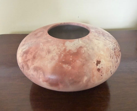 Jon Bull 'Celestial elliptical vessel' ceramic D17cm