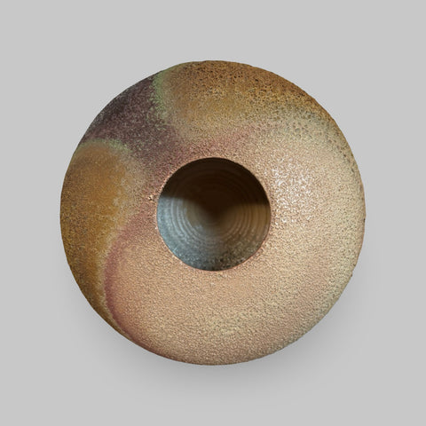 Jon Bull 'Elliptical Lava Sphere' ceramic H11xD22cm