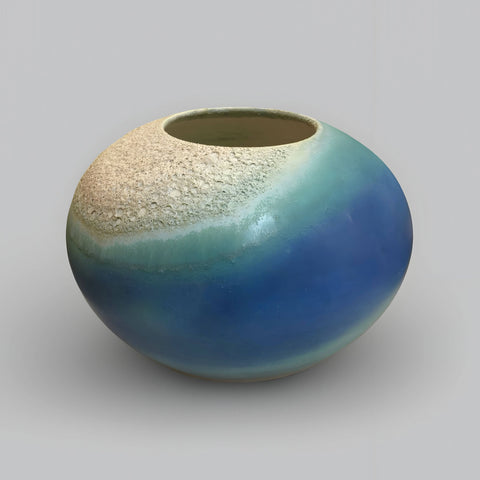 Jon Bull 'Large Coastal Sphere' ceramic H19xD25cm