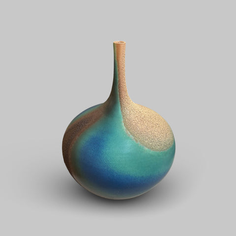 Jon Bull 'Large Coastal Teardrop Vessel' ceramic H34xD24cm