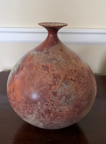 Jon Bull 'Large Celestial Fluted Bottle' ceramic H28xW33cm