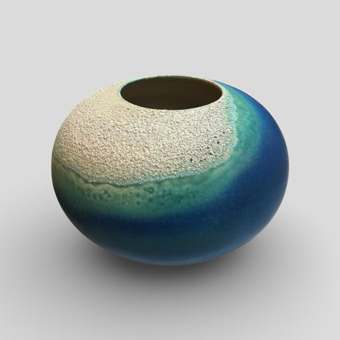 Jon Bull 'Medium Coastal Sphere' ceramic 17x22cm