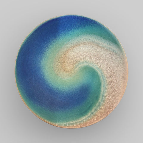 Jon Bull 'Small Coastal Platter' ceramic H4xD21cm