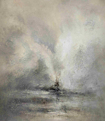 Adrian Walker 'Last Berth of the Wydah' oil on canvas 102x90cm