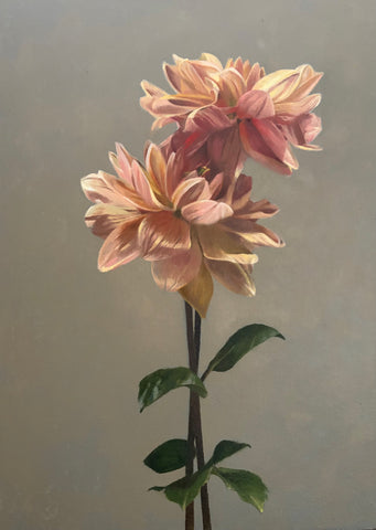 Lindsay Turk 'Anthesis VII' oil on canvas 50x36cm (63x49cm framed)