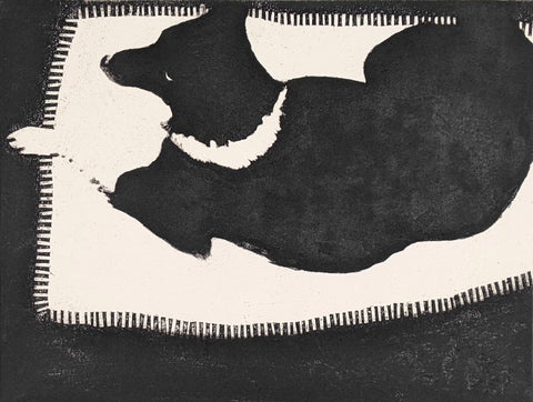 Lizzie Wheeler 'Bon' collagraph 28.7x38cm (unframed)