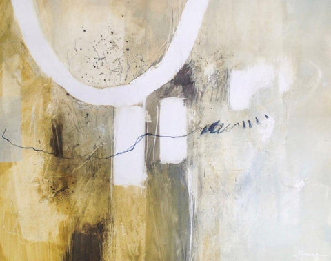 Mari French 'Traces of Summer' acrylic, graphite, ink pencil on Dura-Lar 30x38cm