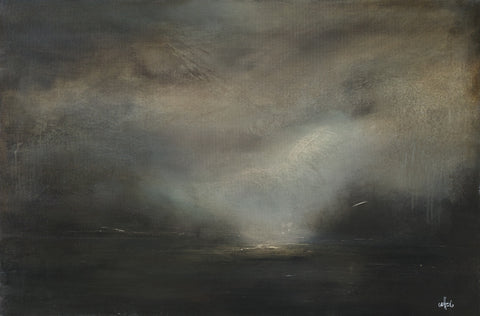 Clare Fernandez-Hart 'Martha' acrylic on canvas 60x90cm (64x94cm framed)
