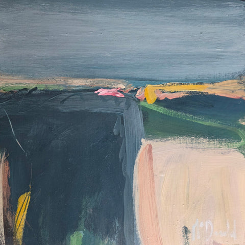 Mary McDonald 'I'm Dreaming Big' acrylic on panel 30x30cm (43x43cm framed)