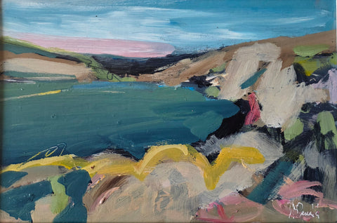 Mary McDonald 'New Season' acrylic on panel 20x30cm (31x41cm framed)