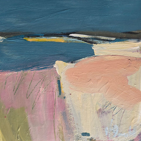 Mary McDonald 'The Shapes of Silence' acrylic on panel 30x30cm (43x43cm framed)