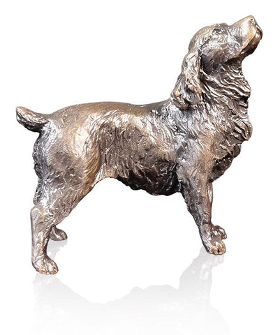 Michael Simpson 'Cocker Spaniel' bronze H5.5xW6xD2.5cm