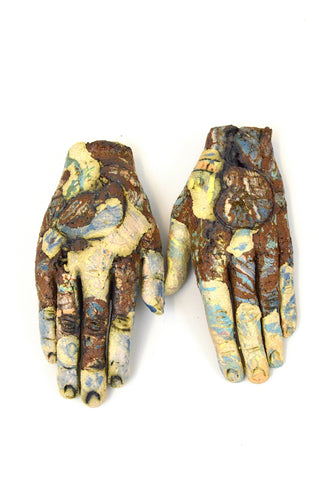 Helen Nottage 'Small Hands' ceramic 11x11x13cm