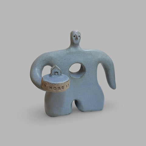 Cat Santos 'My Home is You' ceramic 19x19x13cm