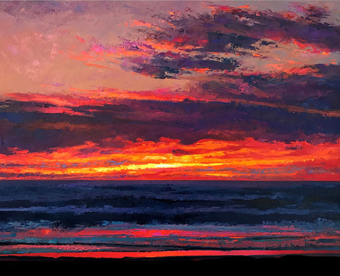 Nick Vivian 'Visual Perfection' oil on linen 70x90cm