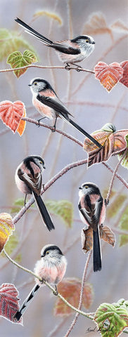 Nigel Artingstall ‘Winter Frost’ gouache on watercolour board 61x23cm
