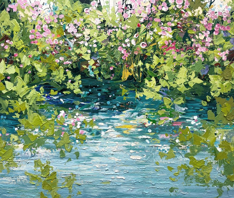 Paul Treasure 'Drift' acrylic on canvas 100x120cm
