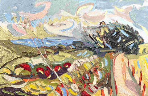 Paul Wadsworth 'Pathway home' oil on canvas 100x150cm