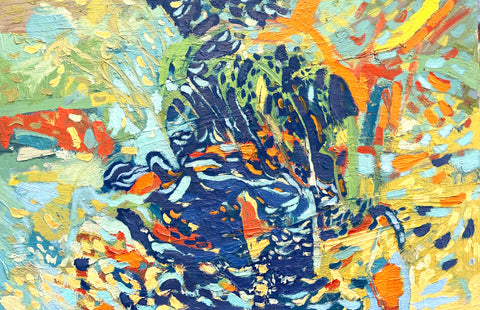 Paul Wadsworth 'The shores of Kerala' 100x150cm oil on canvas