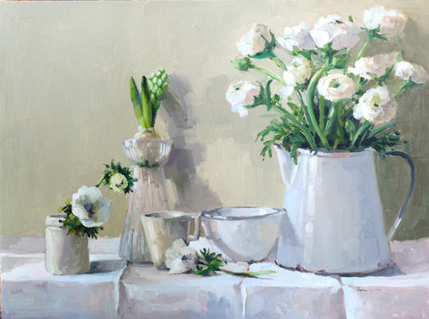 Penny German 'Very Different Circumstances' oil on panel 30x40cm £795