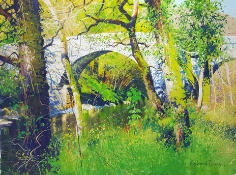 Richard Thorn 'Journey through Time' gouache on paper 36x49cm