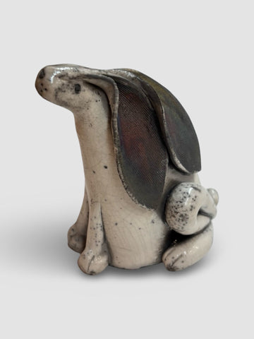 Rob Whelpton 'Large Hare' ceramic 11x10x7cm