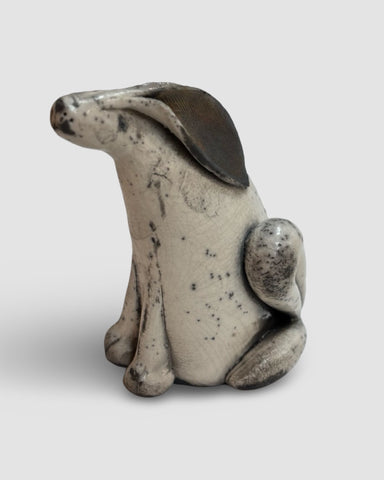 Rob Whelpton 'Large Hare' ceramic 11x10x7cm