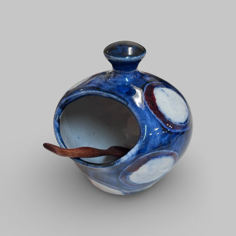 Robert Goldsmith 'Salt Pot' ceramic 9x9x9cm