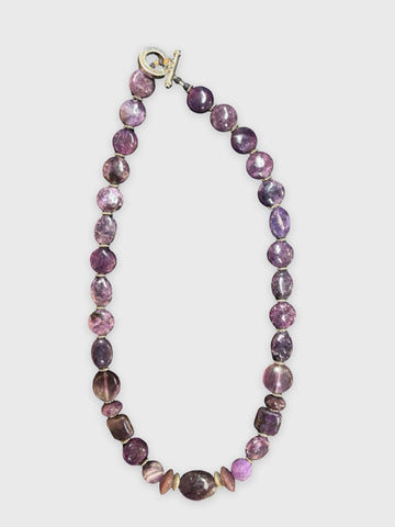 Sally MacCabe 'Necklace III' semi-precious stones L42cm