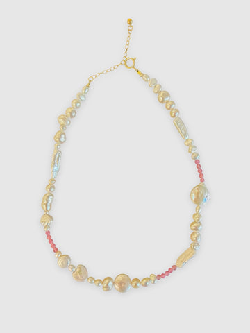 Sandra Pennell 'Asymmetric Freshwater Pearl Necklace' L44cm