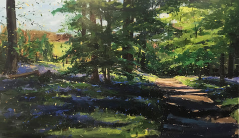 Sarah Ollerenshaw ‘Singing Out Your Name’ acrylic on board 88x150cm