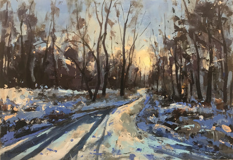 Sarah Ollerenshaw ‘The Love That Stands the Test’ acrylic on board 42x29cm (61x50cm framed)