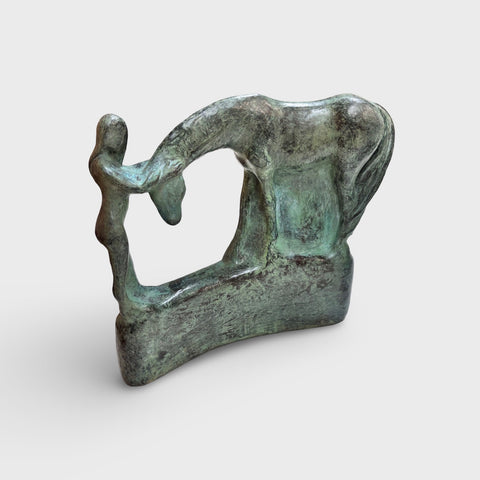 Sophie Howard 'Greeting' bronze resin H23xW26xD7cm