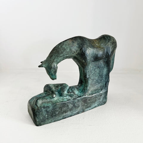 Sophie Howard 'Lying' bronze resin H11xW12cm
