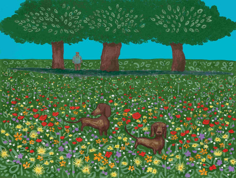 Mychael Barratt 'The four seasons - Summer' screenprint 50x65.5cm
