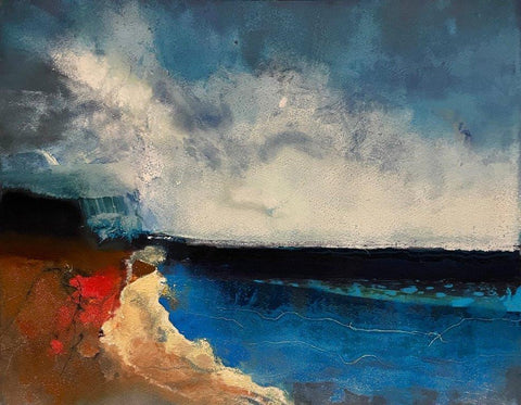 Tim Southall 'In all Weathers' monotype 30x42cm