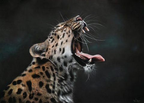 Toby West 'Call of the Wild' pastel 50x70cm