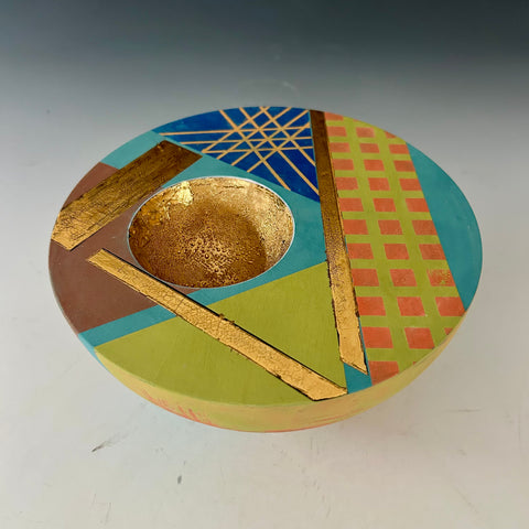 Tony Laverick 'Pot II' ceramic H10cmxW19.5cm