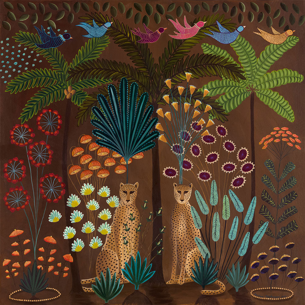 Jungle print by Daphne Stephenson available to buy at Iona House gallery in-store or online