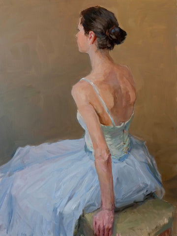 Valeriy Gridnev 'Ballerina' oil on canvas 81x60cm