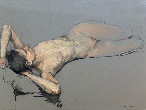 Valeriy Gridnev 'Drifting Quietly' pastel 49x63cm (70x84cm framed)