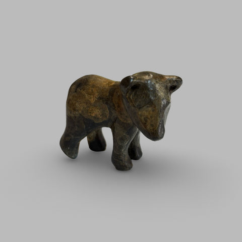 Zita Abreu 'Bear II' bronze H7xW8xD6cm