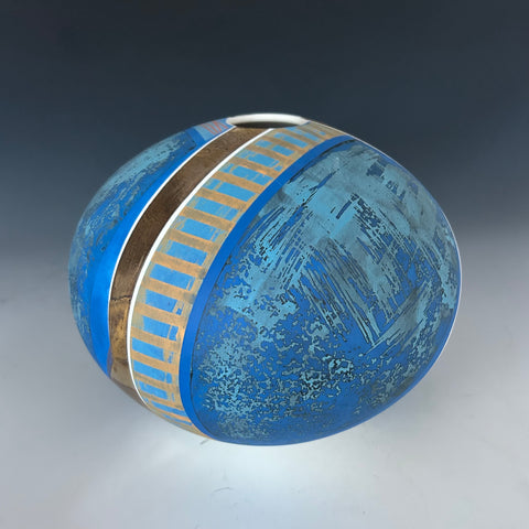 Tony Laverick 'Pot VII' ceramic H20xW26cm