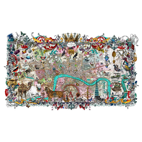 Kristjana S Williams 'Royal Menagerie - Carys London' limited edition print of 175