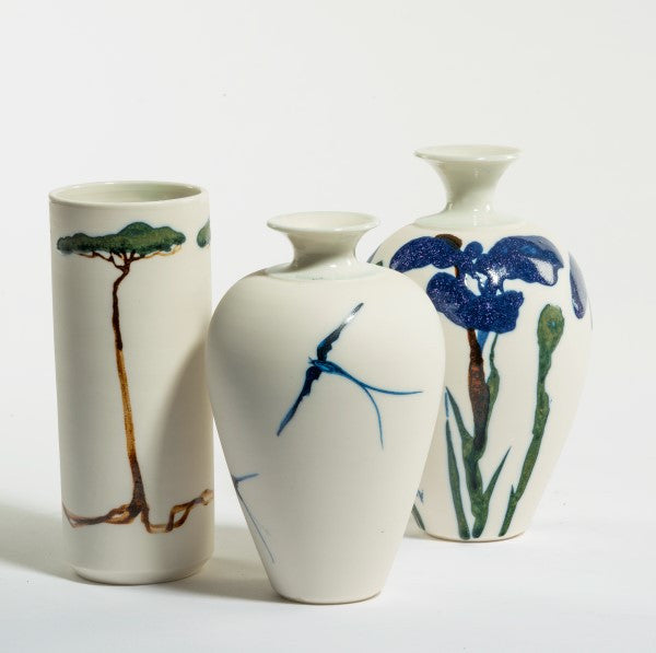 Alan Newton ‘Porcelain Vases’- H4-5in (10-12.5cm)